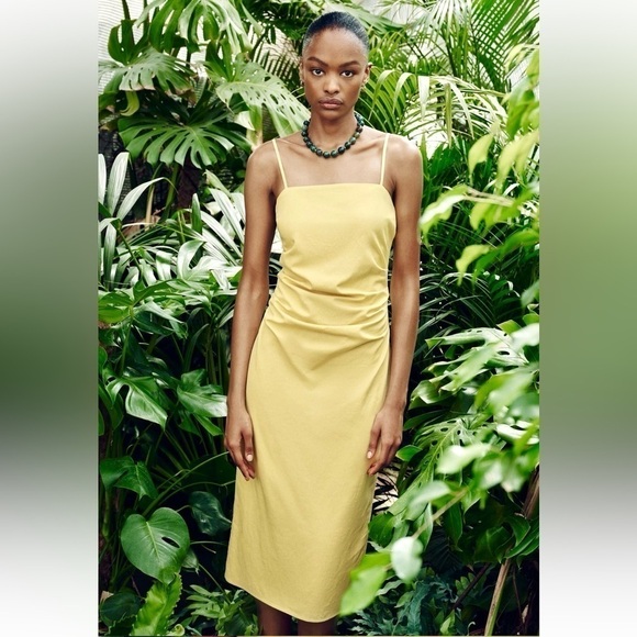 New ZARA Midi Dress - Picture 1 of 7